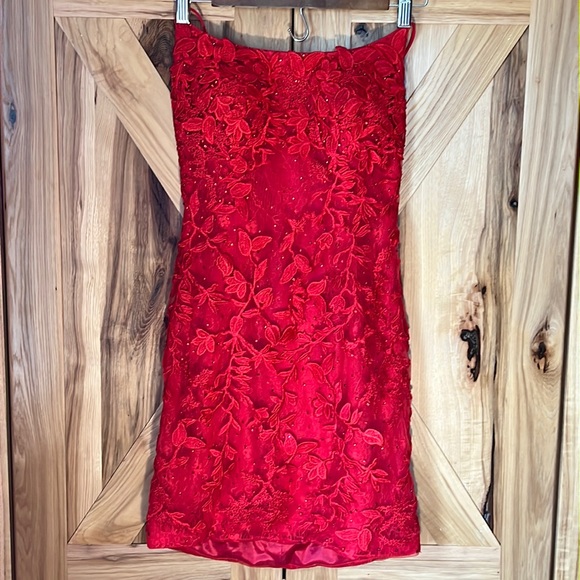 Formal Red Dress - Picture 2 of 11